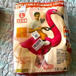 Flamingo inflatable costume
